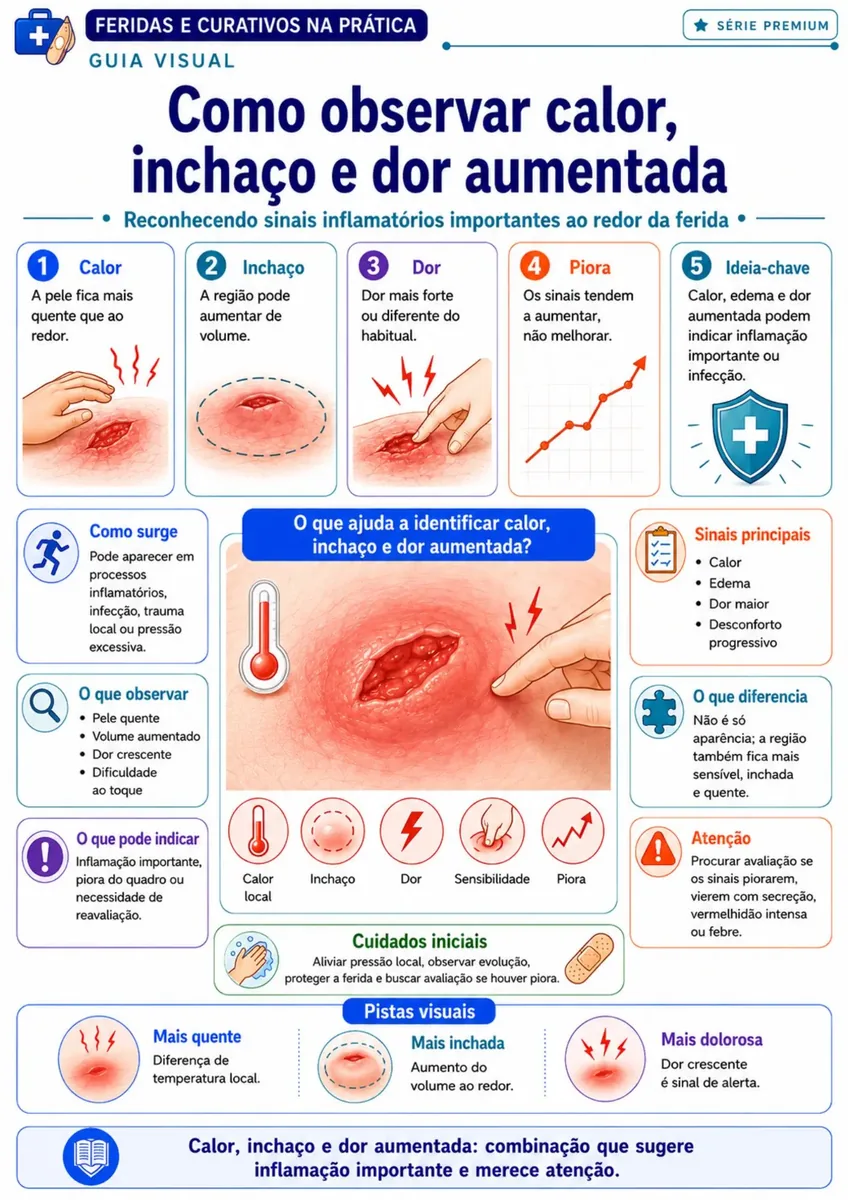 Demonstração do Guia Visual de Feridas e Curativos 2
